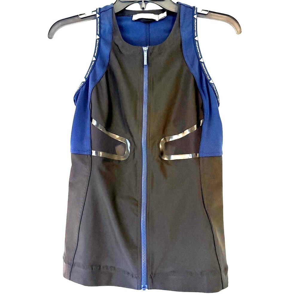 Adidas Stella McCartney Zip Front Athletic Tank Small